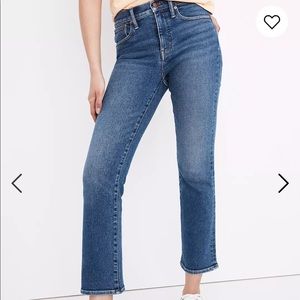 Madewell Cali Denim raw hem on bottom size 24